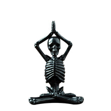 Load image into Gallery viewer, Bone Stretchers Skeletons in Yoga Poses Statue Set