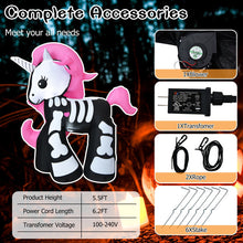 Load image into Gallery viewer, Halloween Festivr Inflatable With LED Lights Spoof Ghost Yard Decoration