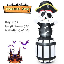 Load image into Gallery viewer, Halloween Festivr Inflatable With LED Lights Spoof Ghost Yard Decoration