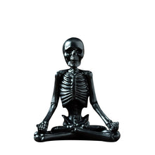 Load image into Gallery viewer, Bone Stretchers Skeletons in Yoga Poses Statue Set