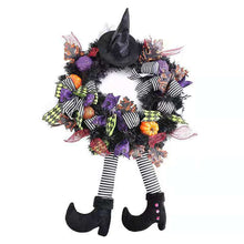 Load image into Gallery viewer, Halloween Wreath Door Hanging Wreath