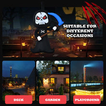 Load image into Gallery viewer, Halloween Festivr Inflatable With LED Lights Spoof Ghost Yard Decoration