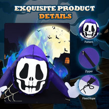 Load image into Gallery viewer, 4 Feet Halloween Inflatable Ghost with Built-in LED Lights