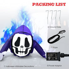 Load image into Gallery viewer, 4 Feet Halloween Inflatable Ghost with Built-in LED Lights