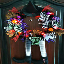 Load image into Gallery viewer, Halloween Wreath Door Hanging Wreath