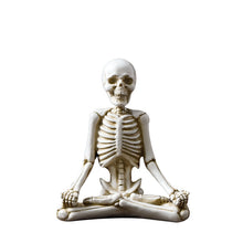 Load image into Gallery viewer, Bone Stretchers Skeletons in Yoga Poses Statue Set