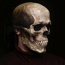Load image into Gallery viewer, Halloween Realistic Mask Scary Full Head Skull Masks with Moving Jaw