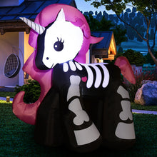 Load image into Gallery viewer, Halloween Festivr Inflatable With LED Lights Spoof Ghost Yard Decoration