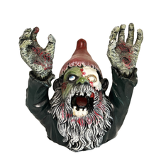 Load image into Gallery viewer, Halloween Zombie Gnome Statue Graveyard Creeper