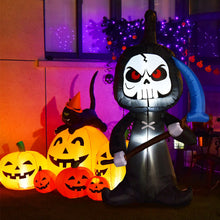 Load image into Gallery viewer, Halloween Festivr Inflatable With LED Lights Spoof Ghost Yard Decoration