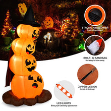 Load image into Gallery viewer, Halloween Festivr Inflatable With LED Lights Spoof Ghost Yard Decoration