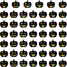 Load image into Gallery viewer, 48Pcs Halloween Scratch Paper Rainbow Magic Scratch Art with 48 Ribbon 12 Stylus