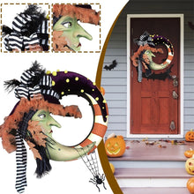 Load image into Gallery viewer, Halloween Wreath Front Door Window Hanging Decoration