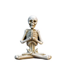 Load image into Gallery viewer, Bone Stretchers Skeletons in Yoga Poses Statue Set