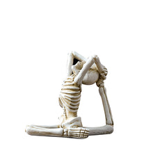 Load image into Gallery viewer, Bone Stretchers Skeletons in Yoga Poses Statue Set
