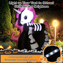Load image into Gallery viewer, Halloween Festivr Inflatable With LED Lights Spoof Ghost Yard Decoration