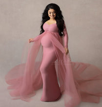 Load image into Gallery viewer, Maternity Tulle Long Dresses