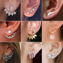 Load image into Gallery viewer, Pearls Pendient Stud Earrings For Women