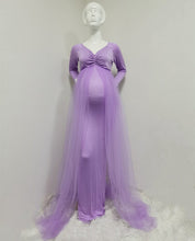 Load image into Gallery viewer, Maternity Tulle Long Dresses