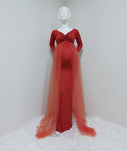 Load image into Gallery viewer, Maternity Tulle Long Dresses