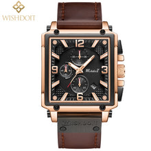 Load image into Gallery viewer, Waterproof Luxury Leather Square Watch