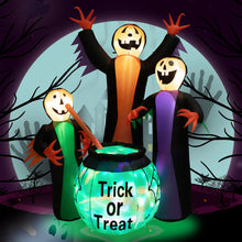 Load image into Gallery viewer, 8 Feet Halloween Inflatable Witch Decor with Bright LED Lights
