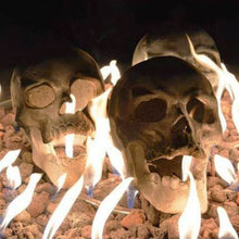 Load image into Gallery viewer, Halloween Skull Props Ornaments 1PCS, Hand Carved Gemstone Fine Art Sculpture
