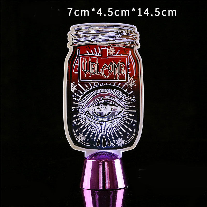 LED Night Light Desktop Horror Ornaments Lamp