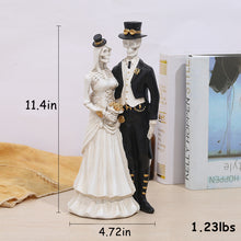 Load image into Gallery viewer, Halloween Decorations Bride Groom Tabletop Figurines 14&quot; Tall
