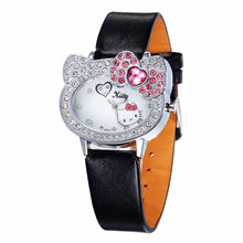 Load image into Gallery viewer, Leather Kitty Watch
