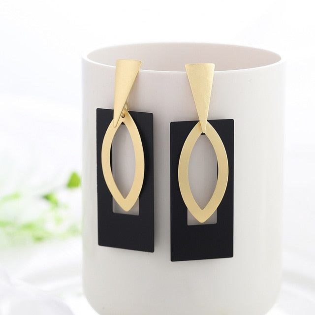 Golden Drop Earrings