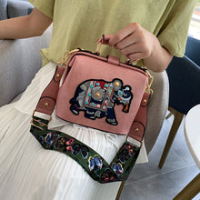 Load image into Gallery viewer, Vintage Embroidery Elephant Bags
