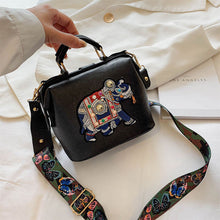 Load image into Gallery viewer, Vintage Embroidery Elephant Bags
