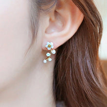 Load image into Gallery viewer, Pearls Pendient Stud Earrings For Women
