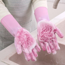 Load image into Gallery viewer, Magic Dishwashing Silicone Gloves
