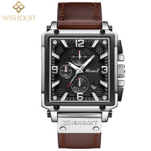 Load image into Gallery viewer, Waterproof Luxury Leather Square Watch
