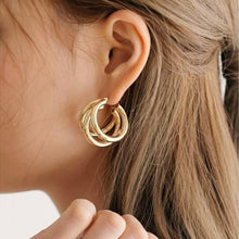 Load image into Gallery viewer, Big Circle Round Hoop Earrings
