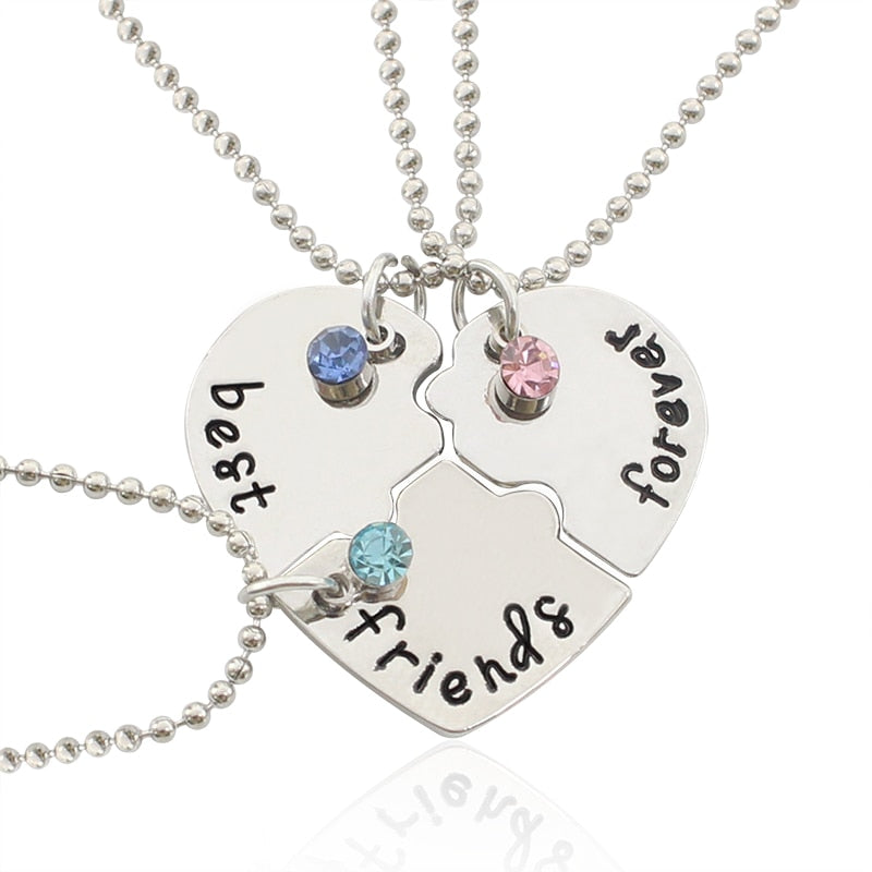 Best Friend Friendship Pendant 3 Piece Set