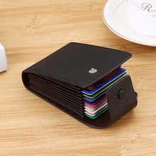 Load image into Gallery viewer, Leather Business ID Credit Card Wallet
