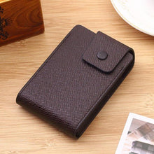 Load image into Gallery viewer, Leather Business ID Credit Card Wallet
