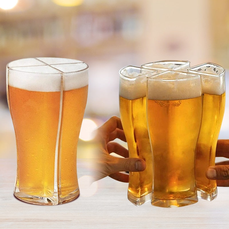 4 in 1 Beer Glass Mugs