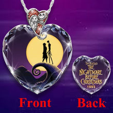 Load image into Gallery viewer, Heart Necklace Nightmare Before Christmas
